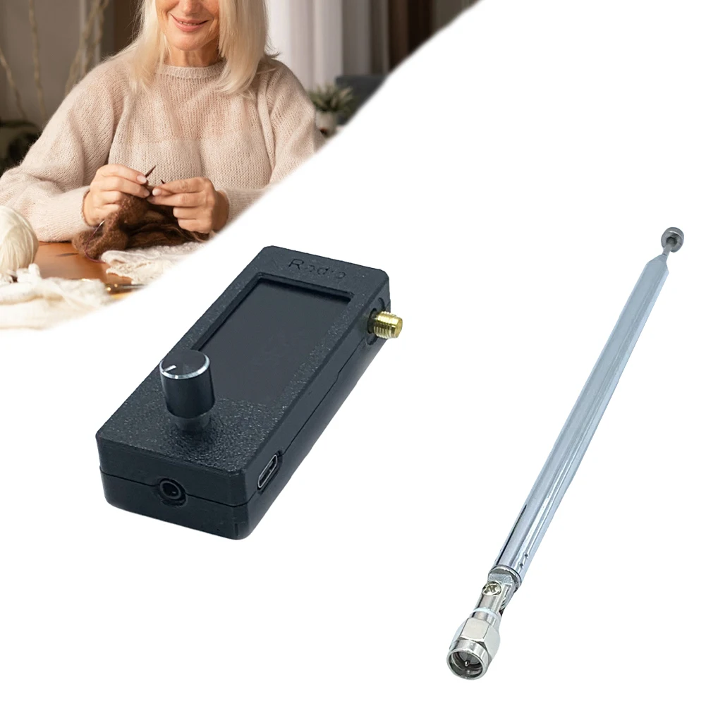 SI4732 0.5-108 mhz Radio portatile LSB USB AM FM Mini radio tascabile Schermo IPS da 1,9 pollici Radio FM/AM Ricevitore radio per tutte le bande