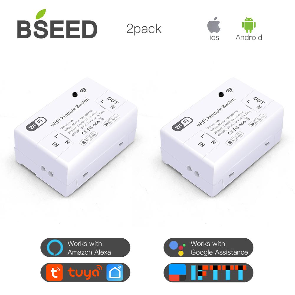 BSEED 2 Gang 1 Weg EU Standard Wifi Touch Schalter... – Vicedeal