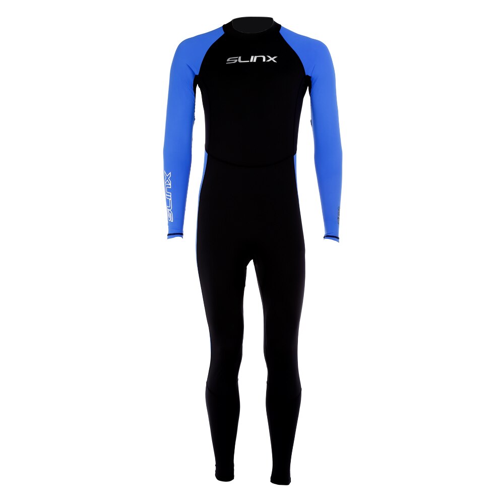 Lycra Neoprenanzug Männer Surfen Ausschlag Wachen Schnorcheln anzug langarm Zurück Reißverschluss Volle Körper Haut Tauchen Anzug Anti-Quallen bademode: M