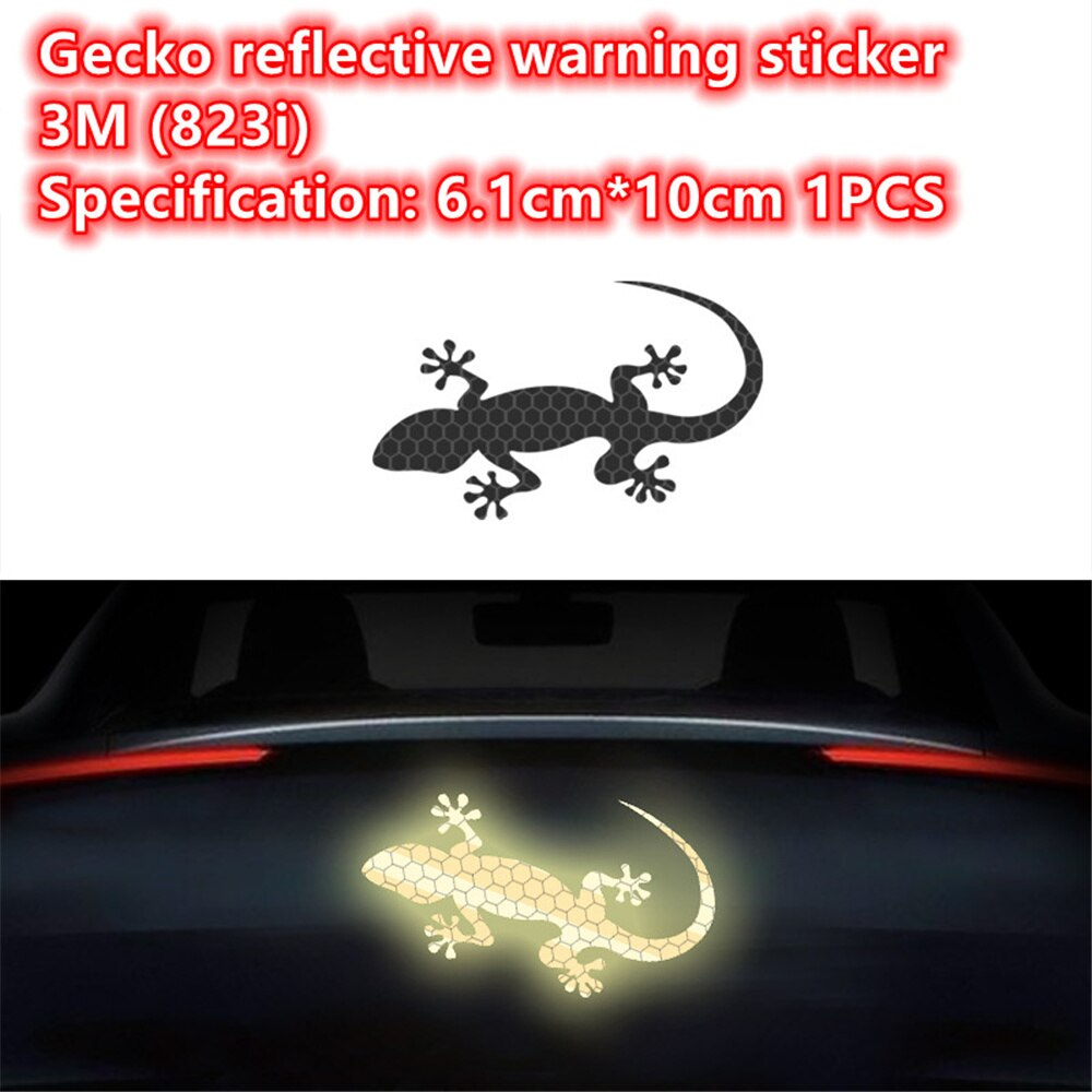 Cinta reflectante negra de 3M, pegatina adhesiva de grado de diamante, de seguridad, cinta de advertencia para bicicleta, automóviles, motocicleta, estilo de coche: 6.1cmX10cm