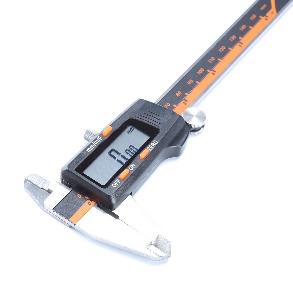 Stainless Steel Digital Display Caliper 150mm Fraction mm/Inch High Precision Stainless Steel LCD Vernier Caliper