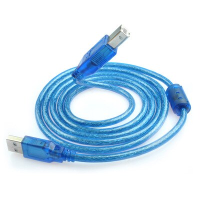 Scanner printer cable type a male to type b male usb 2,0 extension print cable for printer hdd high speed transparent 1,5-10m