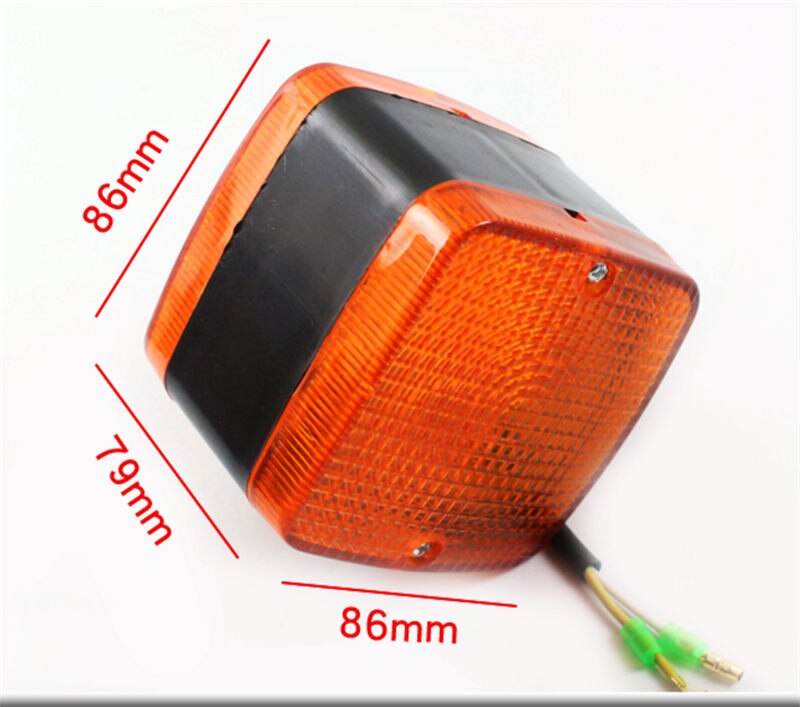 Forklift Steering Lamp Headlight Small Lamp Holding Force Longgong 12V 24V Front Steering Small Square Lamp