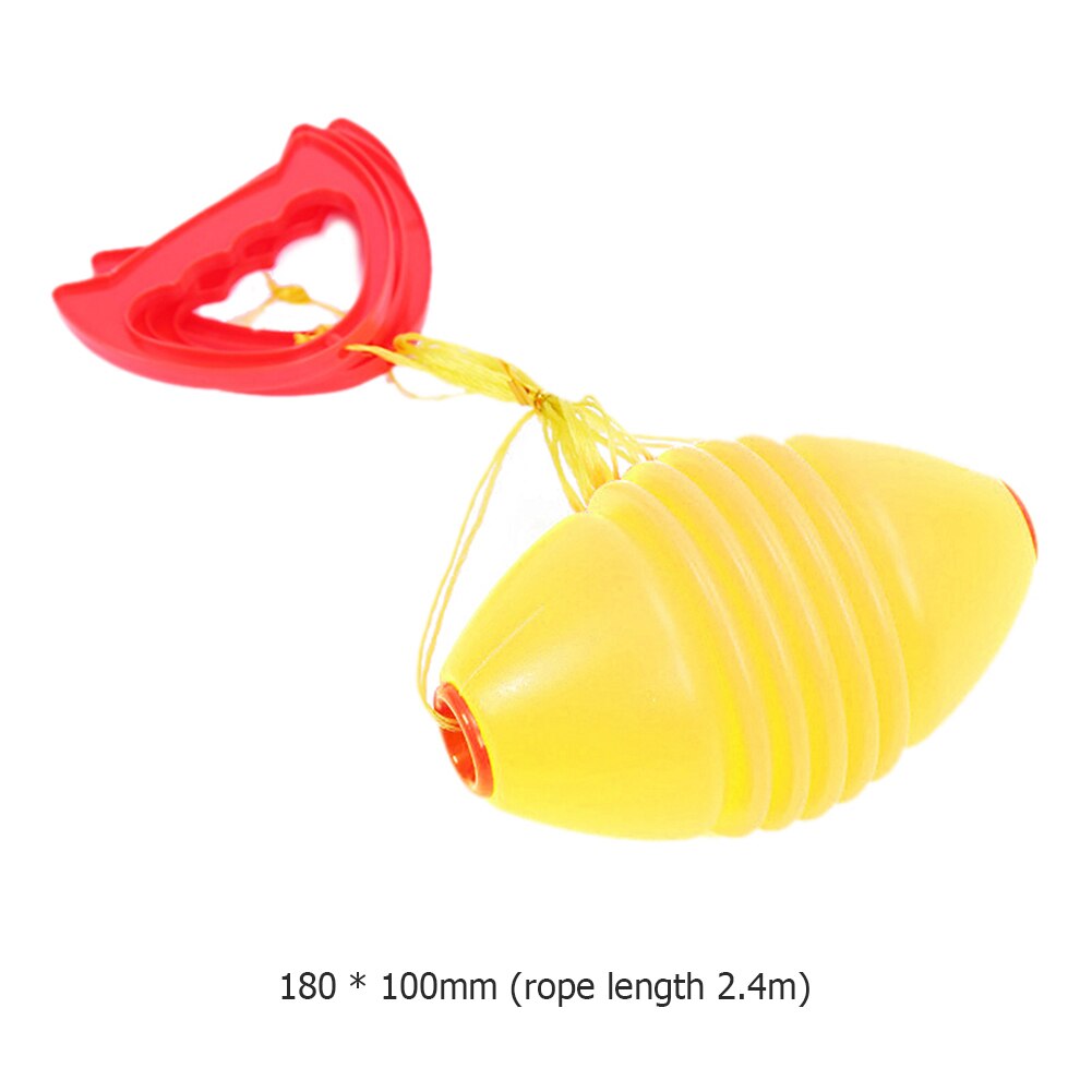 Kids Toys Shuttle lala pull ball children's indoor outdoor sports toy pull ball gym class player double combination toy: Yellow