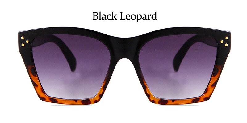 Lunettes léopard à monture carrée transparente pour femmes, verres optiques à la: BBlack Leopard