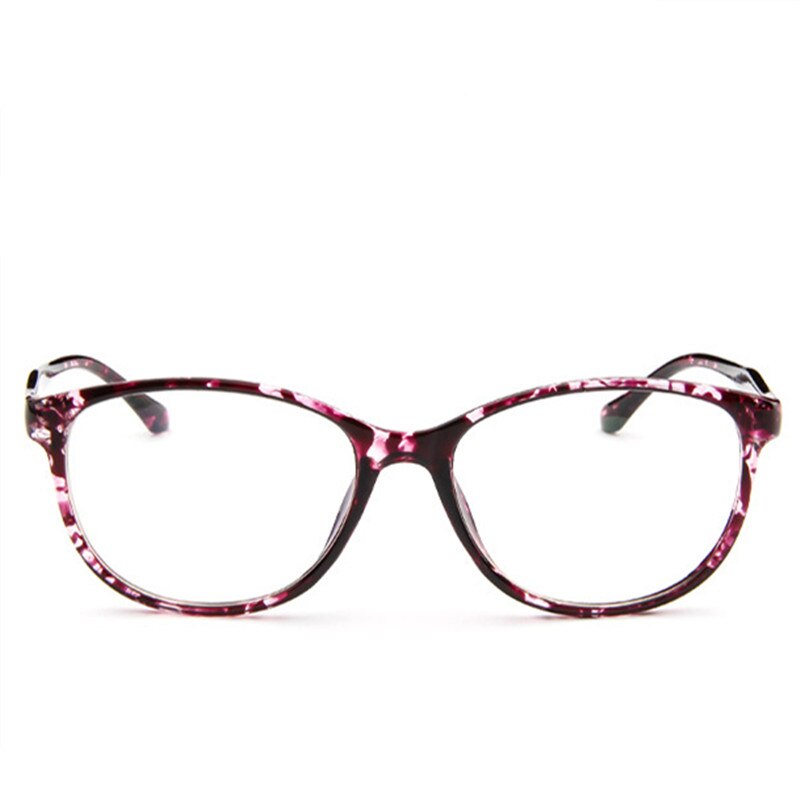 Higodoy brille sort stel kvinder briller stel klar linse mænd mærke briller optiske stel nærsynethed nørd sorte briller: Lilla rød