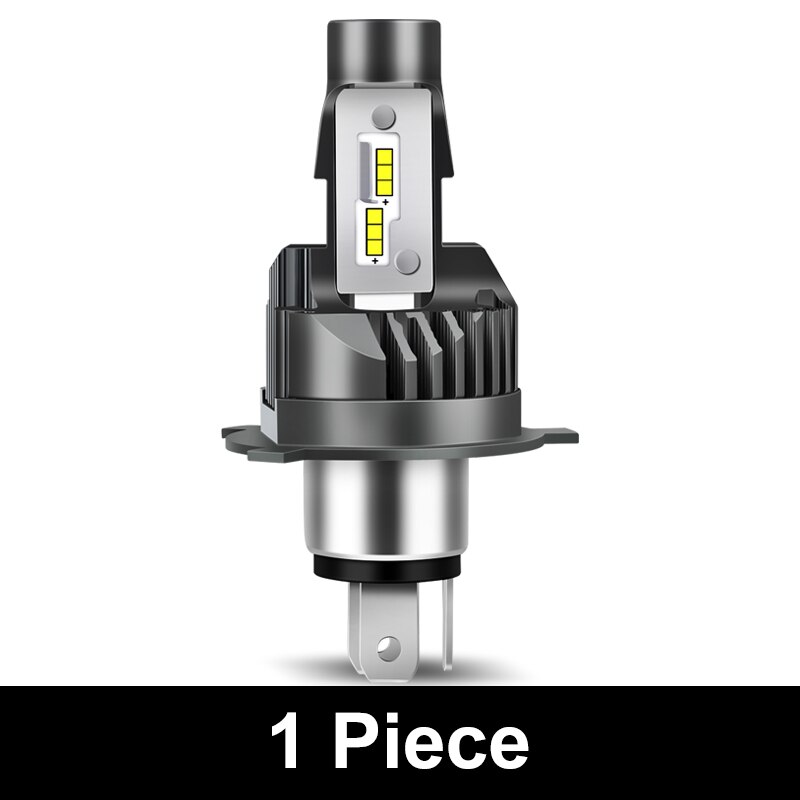 Xstorm H4 Led Lampen Auto Motorfiets Koplamp Csp 50W 12000LM Hoge Dimlicht 12V 6000K Wit Motorbike lampada Led H4 Moto Lamp: 1 Piece