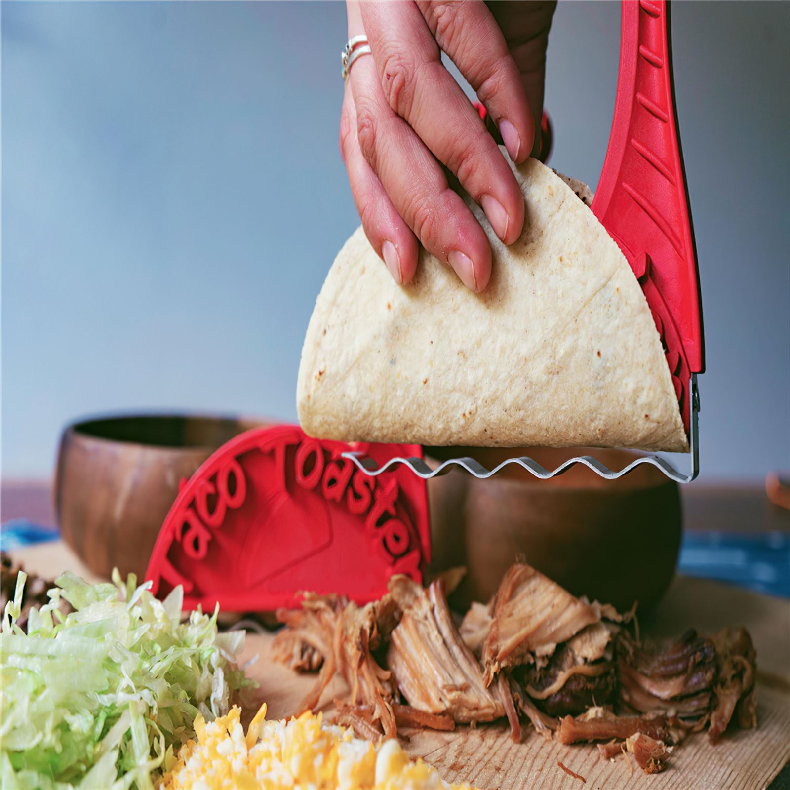 1pc Taco Shell Rustproof Taco Toaster Maker Non-Stick Burrito Making Tool Crispy Tacos Shells For Kitchen Restaurant Cooking
