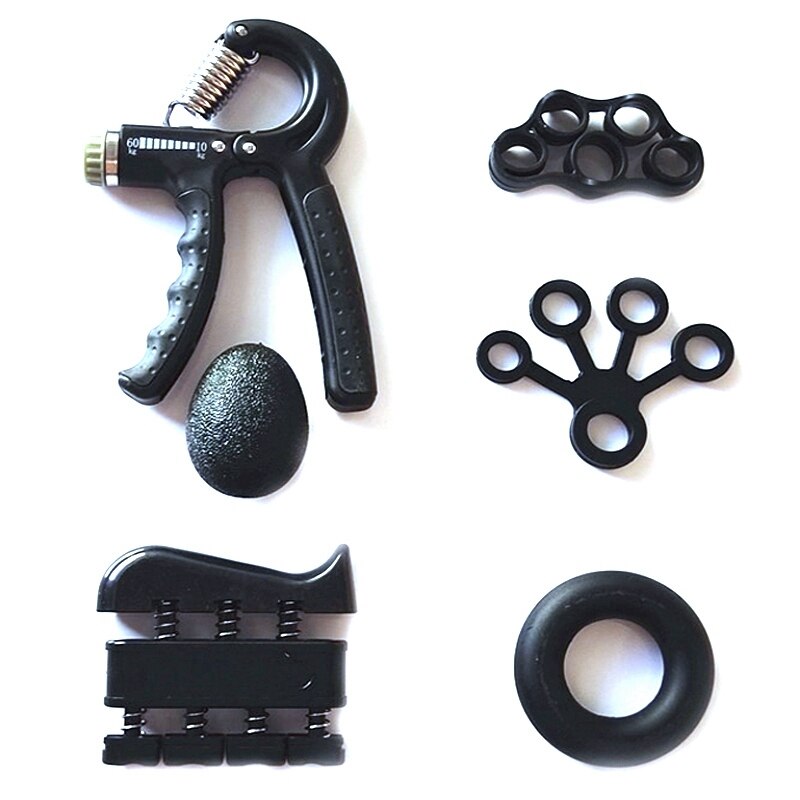 -6PCS ajustable empuñadura de la mano de la bola del dedo ensanchador del silicón del apretón del equipo de la aptitud: Default Title