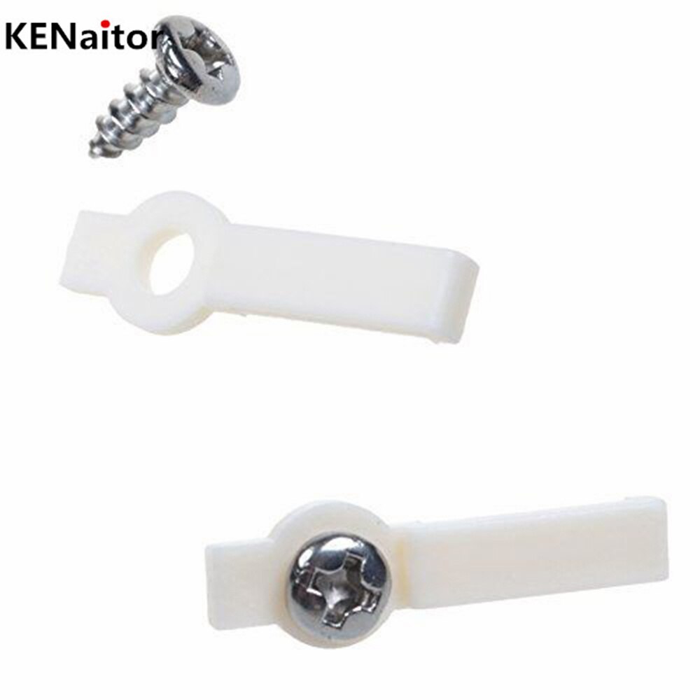 Fs 100Pcs Led Connector Silicon Clip Met Schroeven Voor 8mm10mm12mmPCB Niet-waterdichte 3528 5050 5630 Led Strip beugel Klem