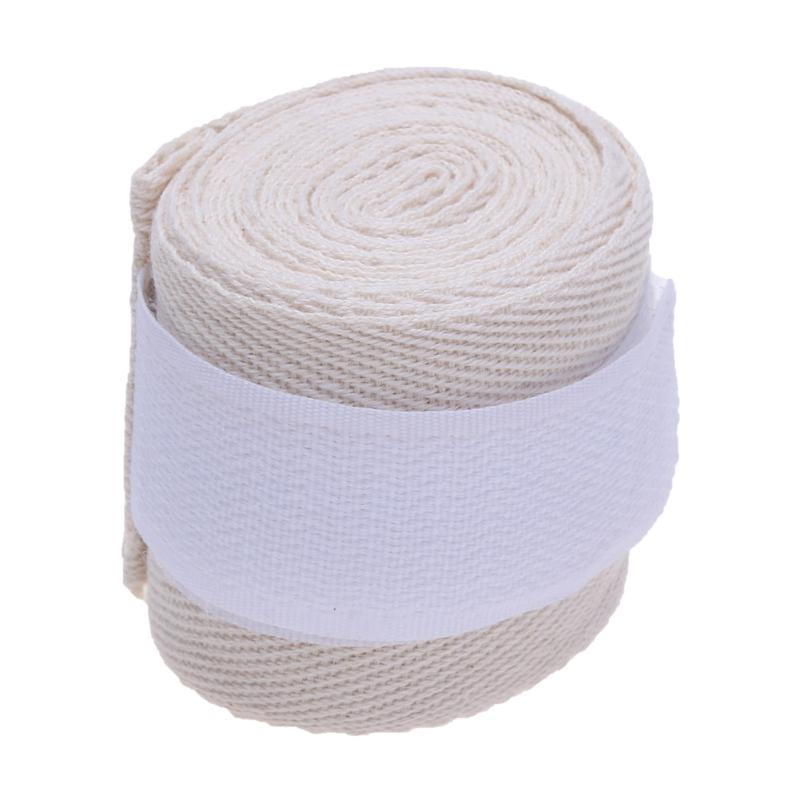 2.5M Boksen Bandage Sport Band Boksen Hand Wrap Bandage Muay Mma Taekwondo Hand Handschoenen Strakke Wrap Hand Protector Band: WHITE