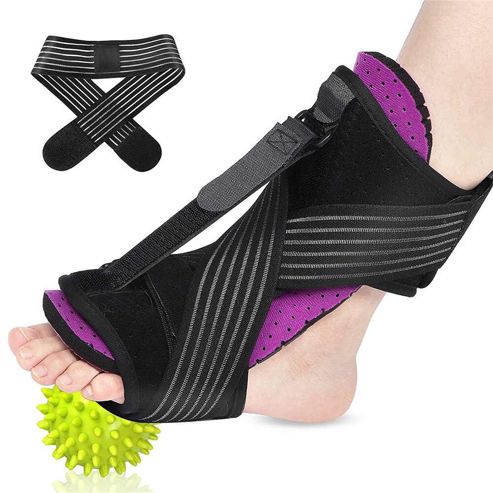 Plantar Fasciitis Relief Night Splints for Plantar Fasciitis Foot Ankle Pain Heel Pain Achilles Tendonitis Support: Purple