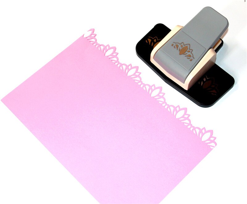 CADY Craft Punch Success Tools Edger Punch, Scroll Pattern,Extra Large,Tools Edge Paper Punch (8722-5): Ivory