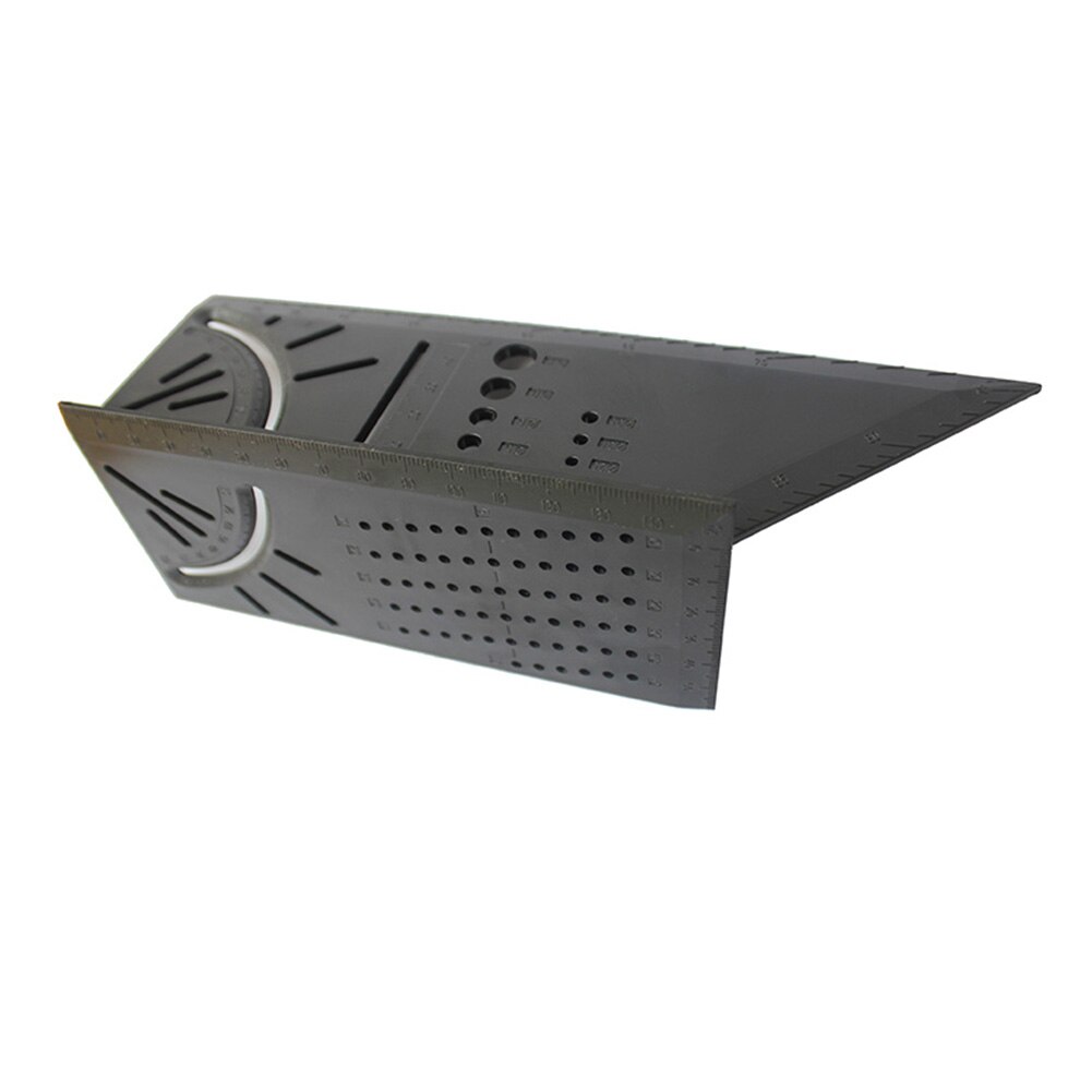 3D Mitre Angle Measuring Square Size Measure Tool with Gauge Ruler Best Price: Black