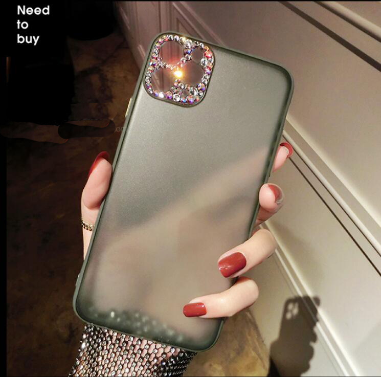 Beautiful Rhinestone Phone case For iPhone 11 Pro Max Diamond Camera Lens cover cases