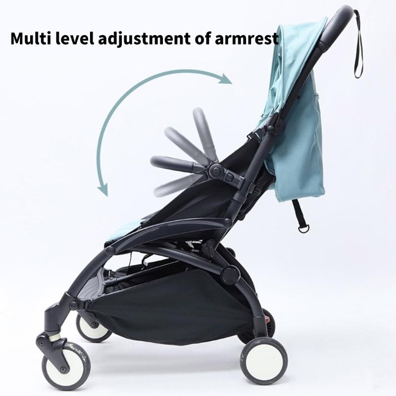 B03A Afneembare Handvat Vervanging Lat Kinderwagen Armsteun Universele Kinderwagens Bumper Bar Stuur Fit Meest Kinderwagen