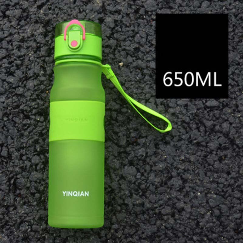 300/320/650ml milieuvriendelijke plastic babybekers voor kinderen, babyfles in cartoonvorm, kinderfles met rietje voor pasgeborenen, volwassen kinderen: 650ml l groene band