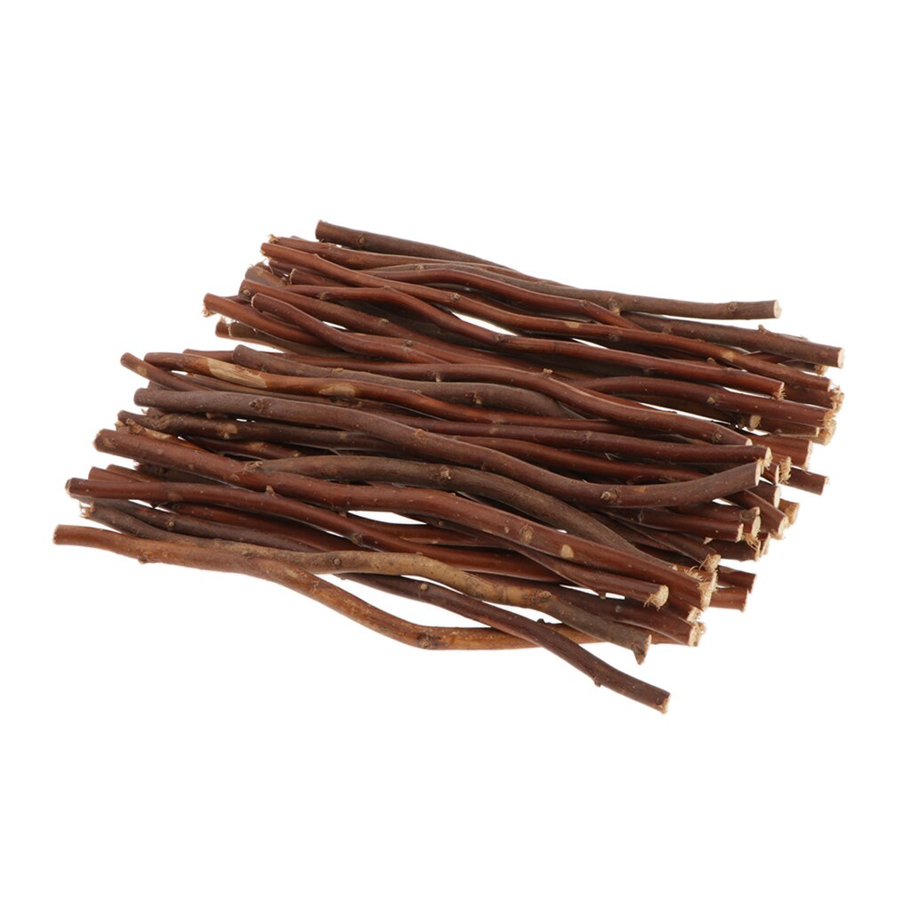 50x Natural Branches Wooden Sticks Hanging Decoration Embellishment