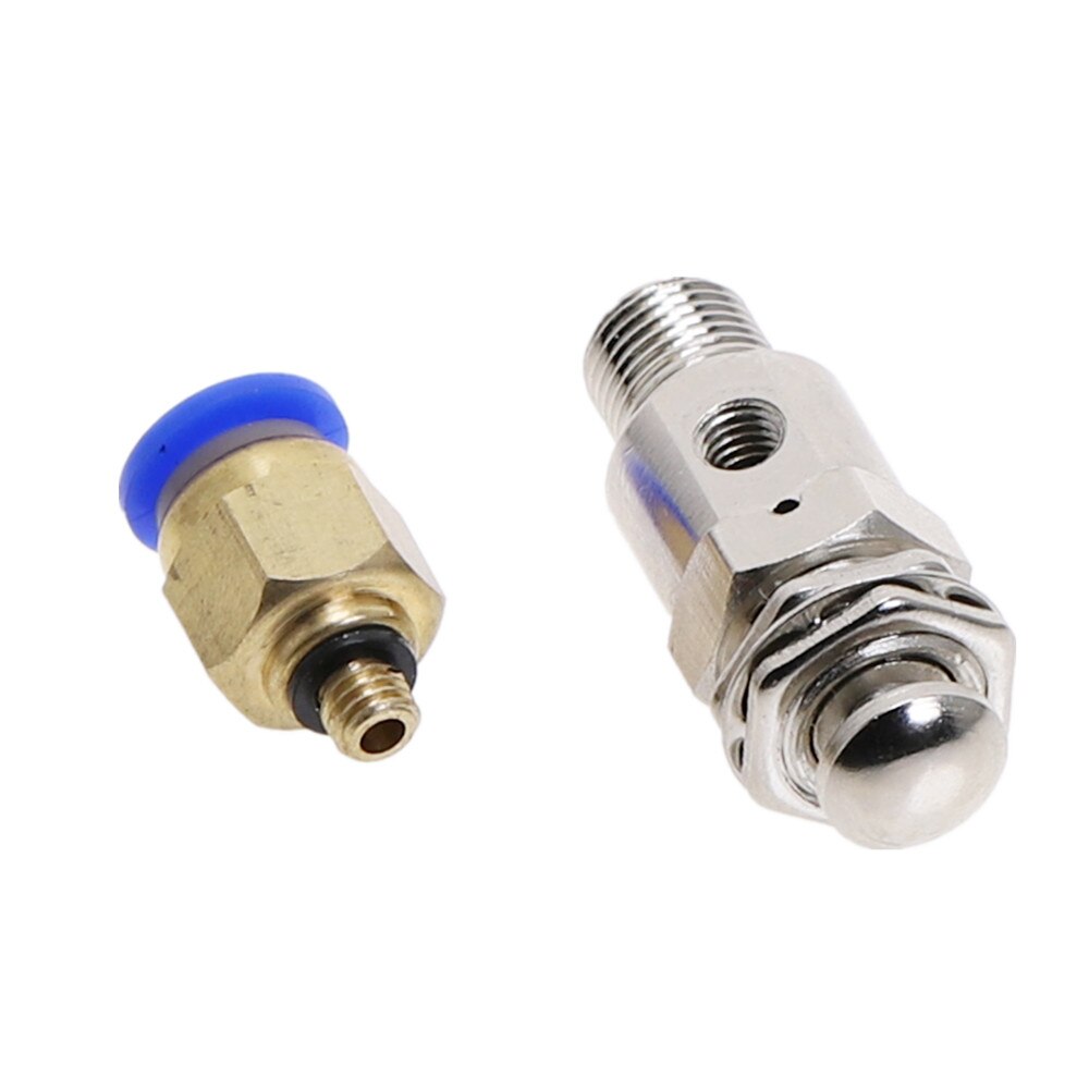 TAC-3P pneumatic air mechanical valve exhaust valve 2 position 3 way M5 internal thread 1/8"BSP external thread pneumatic valve