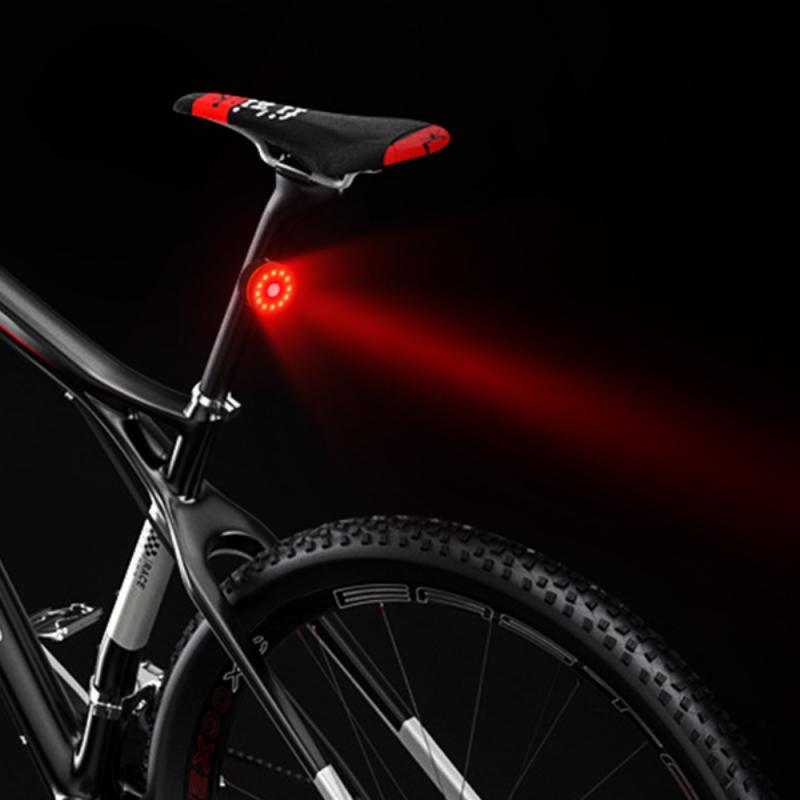 LED Bike Light Waterproof Rear Tail Light USB Rechargeable Mountain Bike Seatpost Taillamp Cycling Bike Accessories ciclismo luz
