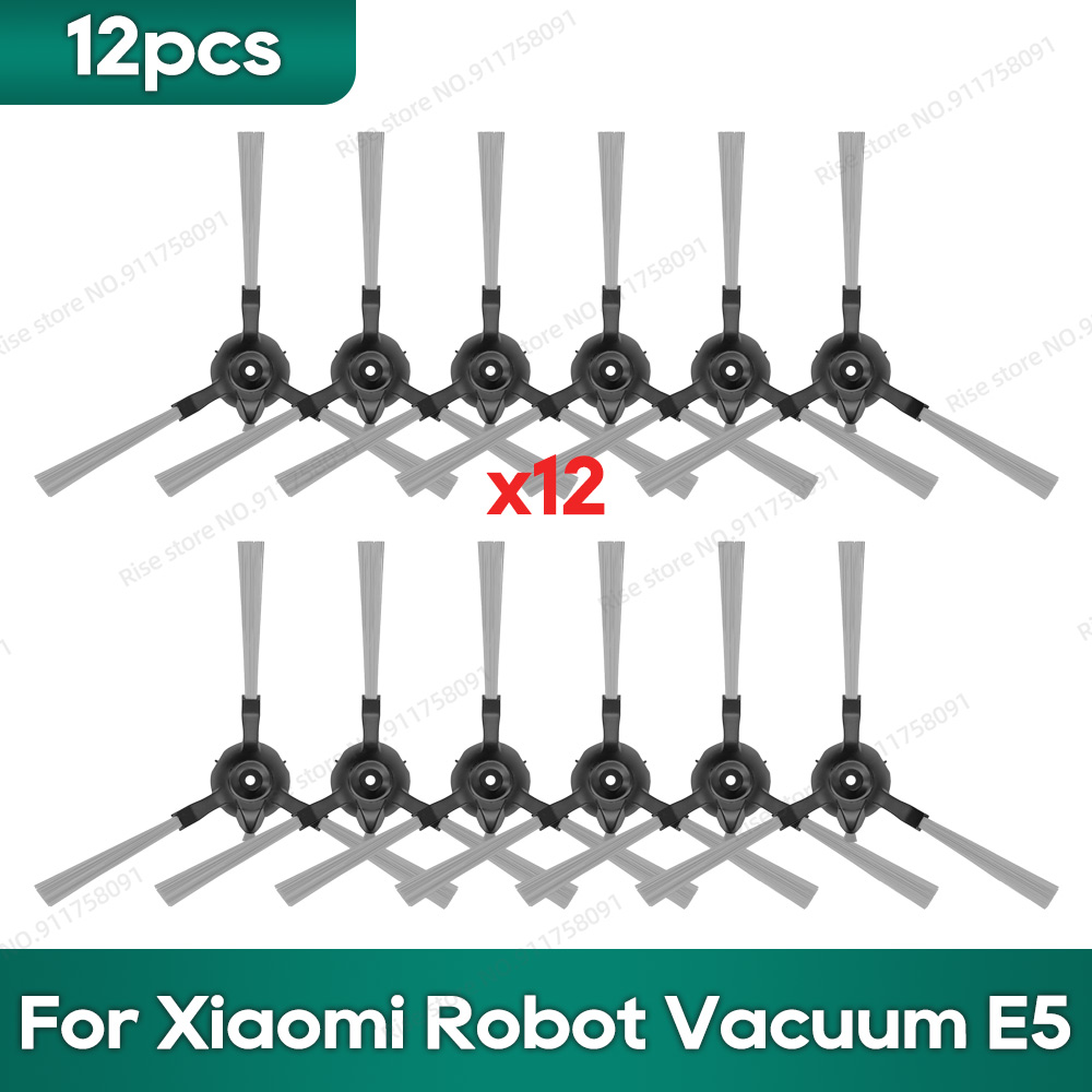 Compatível com os acessórios de reposição do Xiaomi Robot Vacuum E5, Filtro de Mop, Escova Lateral, Pano de Limpeza.: Laranja