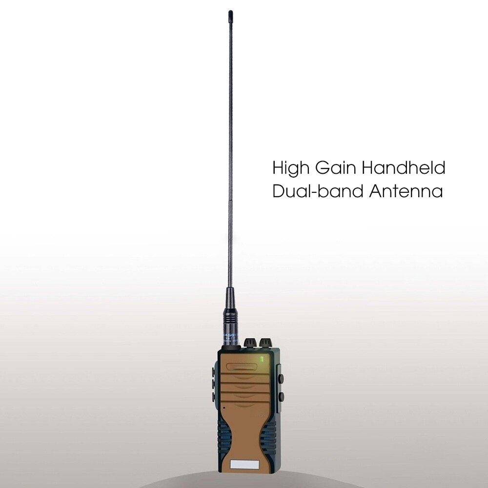 Antenne walkie VHF UHF PWR TA 36 BNC 144/430 Mhz.Longueur 36 cm