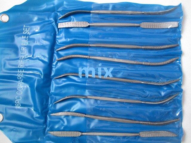Fixmee 8pc Hand Rasping Riffler File Rasp Tool Rifler Set Rasper For Wood Carving