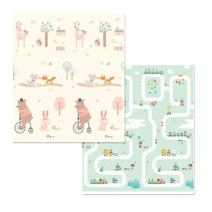 XPE dziecko mata do zabawy mata dla niemowlęcia dwustronna dywan dla dziecka dywan mata rozwojowa dla dzieci Pad do grania w przedszkolu aktywność siłownia