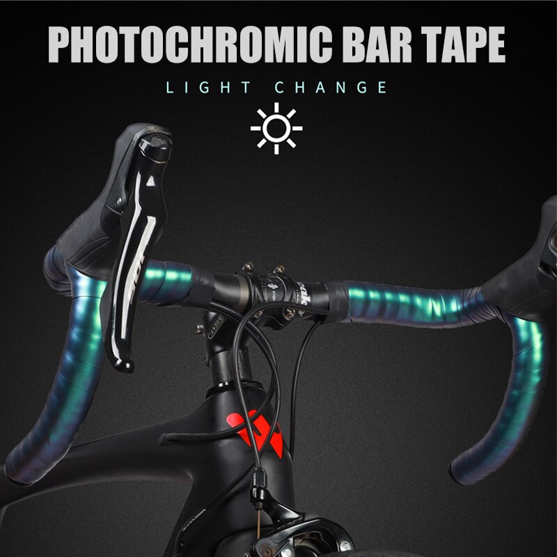 West bike cykel styrtape reflekterende misfarvning landevejscykel cykling bar tape wrap med bar plugs cykel tilbehør