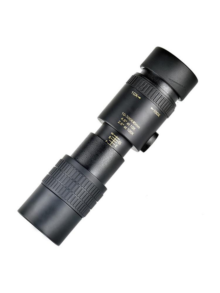 300X 40Mm Monoculaire Telescoop Compact Intrekbare Zoom Waterdicht Professionele Hd Glas Met Statief Kijken Wandelen Camping Lens