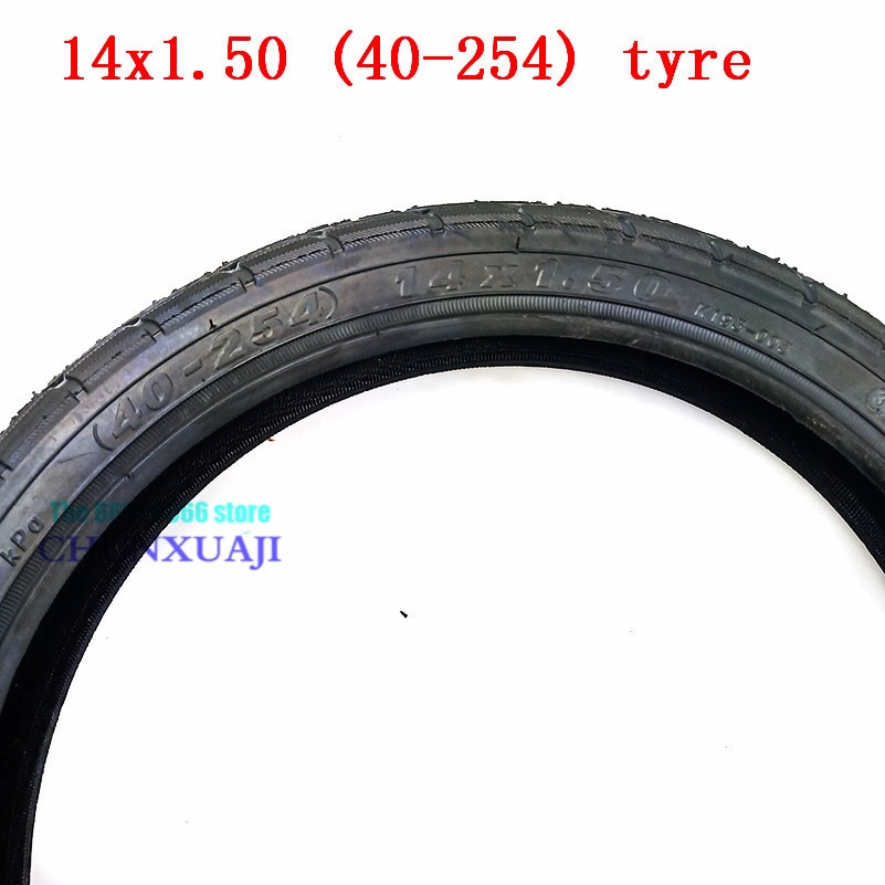 14x1.5'' wheels tyres 40-254 tube fits for Folding Bicycle Bike Kids Bike 14 inches inner outer tires