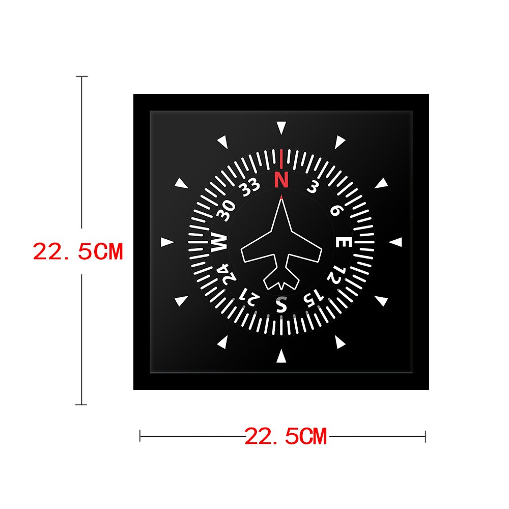Panneau de commande de vol pour avion | Horloge de Table intelligente, boussole d'aviation, Direction d'avion moderne, Art, horloge murale