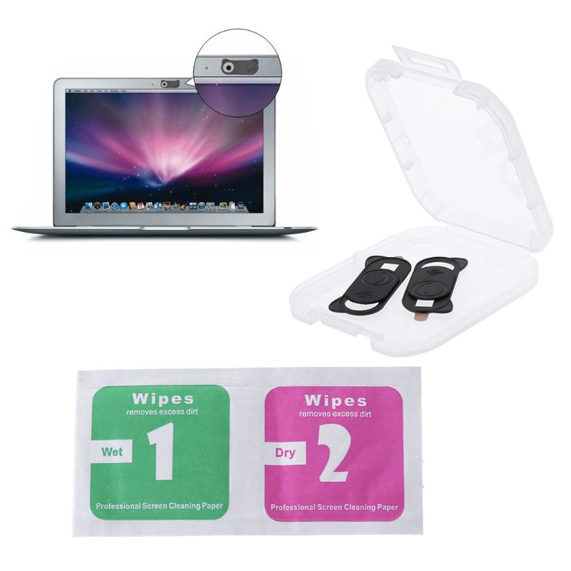 2PCS Slide Camera Cover Webcam Cap Privacy Securtiy Protector Self-Adhensive Desktop Laptop PC Computer R2JB