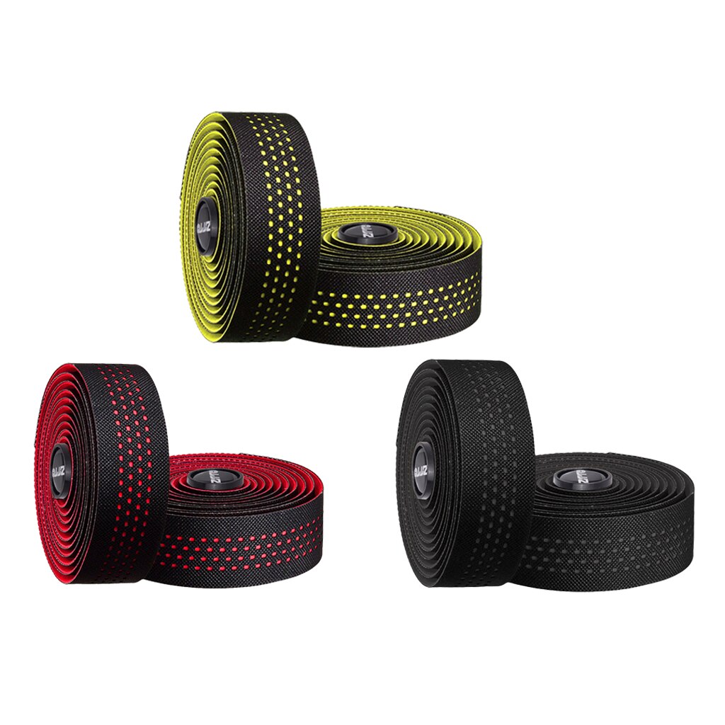 Cinta de manillar de bicicleta de carretera, envolturas de mango de ciclismo funcional, opción de Color, 2 rollos