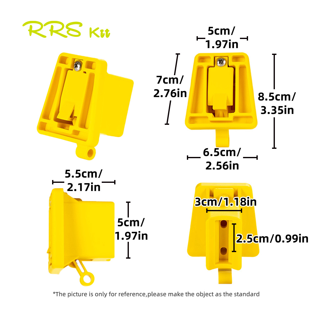 RRSKIT Adattatore anteriore per bici per staffa adattatore per supporto per borsa portabici pieghevole Brompton