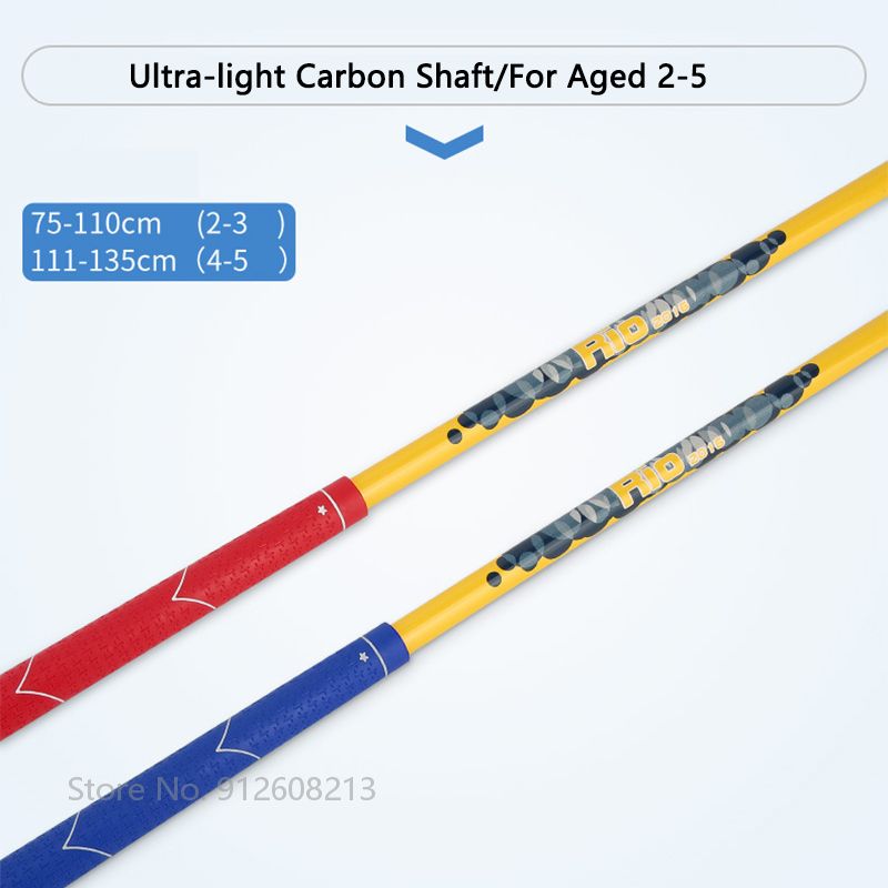 Pgm Golfclubs Kids Golf Irons Kinderen Praktijk Pole Jongens Meisjes Geen. 7 Ijzer Plastic Hoofd Ultra Light Carbon As Voor Aged 2-5