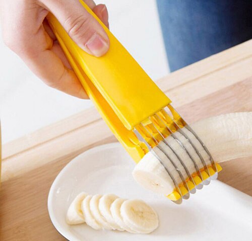 Zorasun bananensnijder, keukenchef, fruitsnijder, keukengereedschap, gadgets