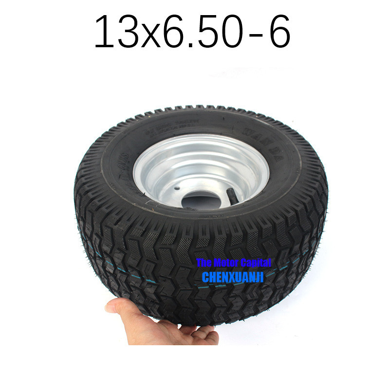 Good Reputation GO KART KARTING ATV UTV Buggy 13X6.50-6 Inch Wheel 13*6.50-6 Tire with Hub