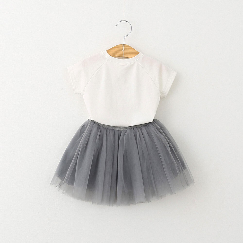 Baby Girl Blended Stuff Summer Suit In Cat Design main image 0