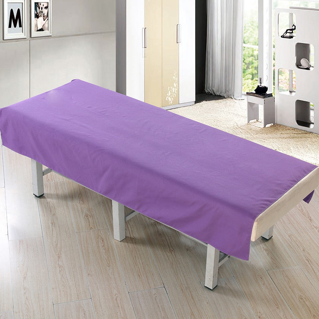 Couverture de Table de Massage en lin de beauté professionnelle, drap plat pour le visage, imperméable à l&#39;huile, convient à la plupart des lits de cosmétiques 190x120cm