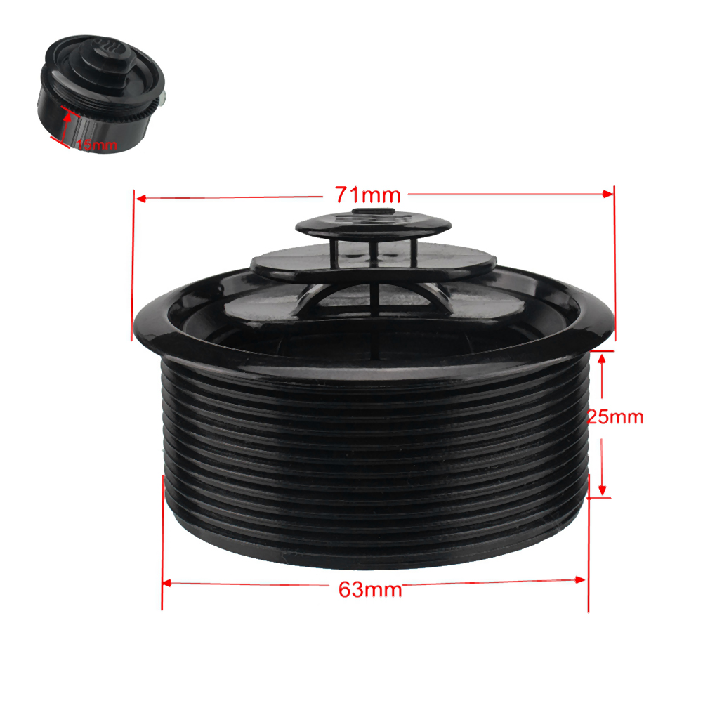 60Mm 63Mm 75Mm Warme Kachel Standkachel Rv Bus A/C Luchtopening Rond Airconditioning Uitlaat Voor Webasto Truck Auto-Onderdelen