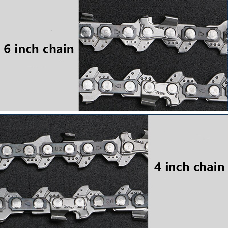4/6 inch Chain Guide Electric Chainsaw Chains and Guide Used For Logging And Pruning Lithium electric saw universal