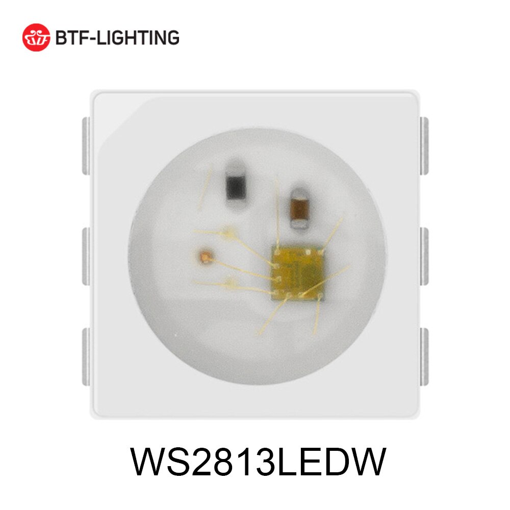 10 pcs WS2812B LED Chips SK6812 RGBW Lights Chip Individually Addressable WWA WS2811 IC SK9822 APA102 WS2813 RGB 3535 5050 DC5V: White RGB5050 WS2813