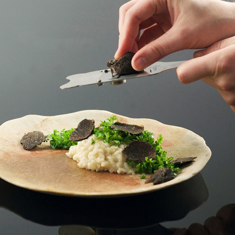 Multi-purpose Truffle Slicer Stainless Steel Chocolate Truffle Shaver Knife Truffle Slicer Grater Cutter Metal Shaver Kitchen