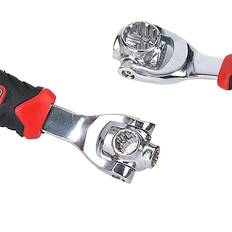 Multipurpose Tiger Wrench 48in 1Bolt Wrench 360 Degree Rotation Multifunctional Spanner 6-Point Universal Wrench Car Repair Tool