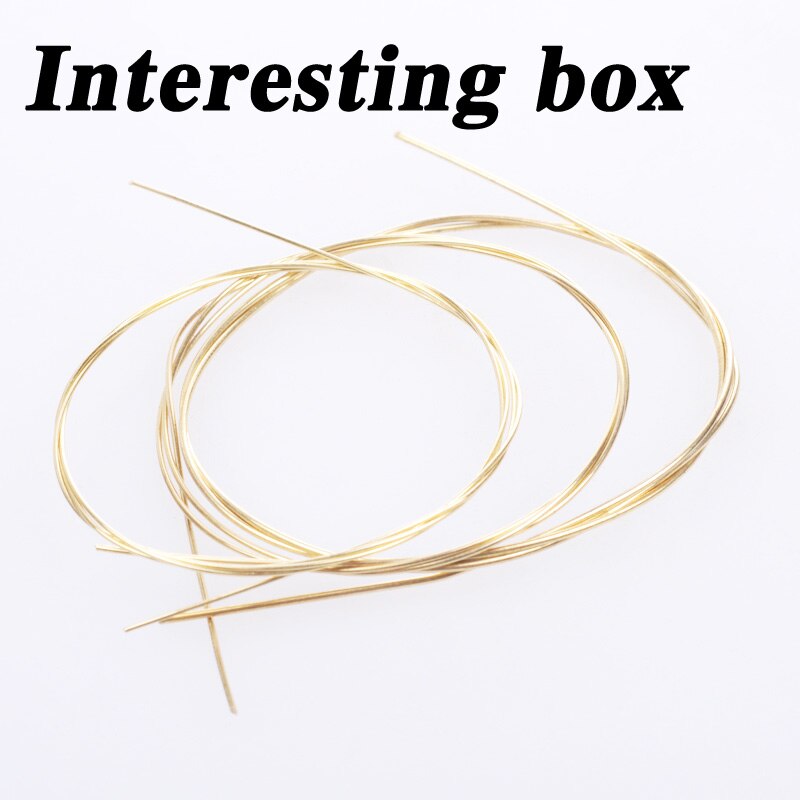 Brass wire Copper wire Brass wire Brass rod 0.5mm-0.8mm Round wire model accessories material
