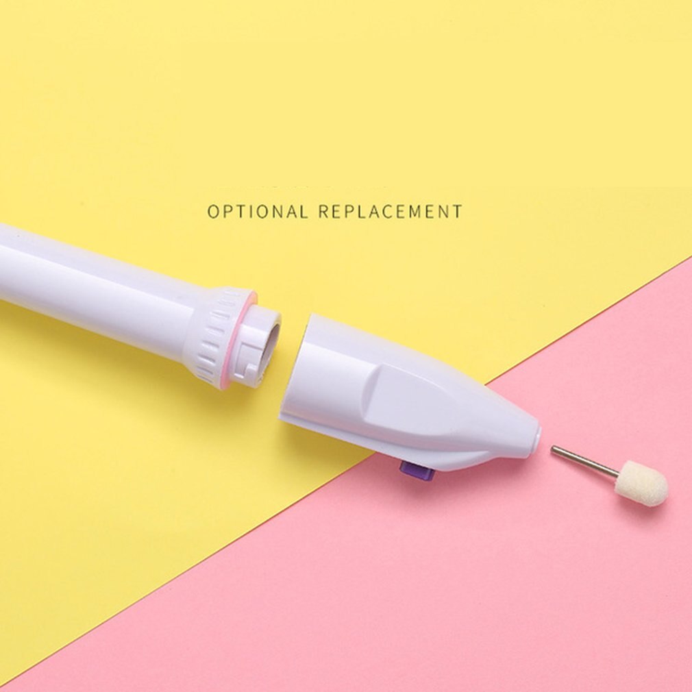 Simple Manicure Model Electric Polisher With 5 Polished Heads Mini Nail Polisher Shining Easy Using Multiple Functions
