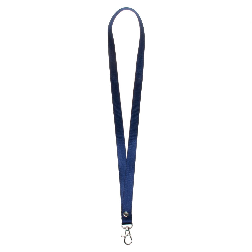 Cordon tour de cou de sécurité détachable pour porte-badge, porte-clés, anneau métallique, porte-cartes, porte-badge, aléatoire