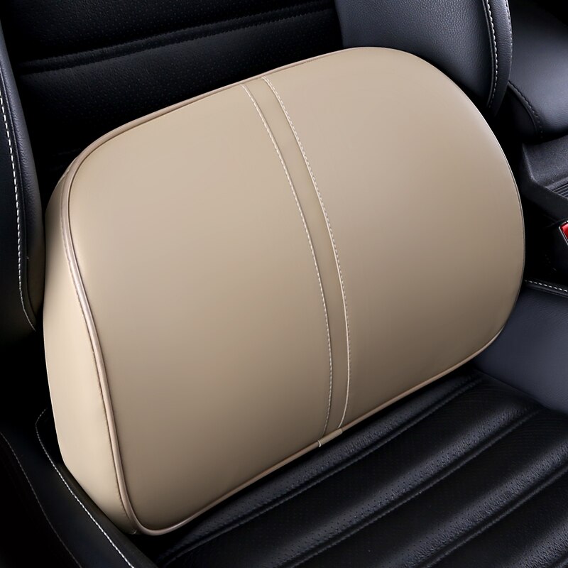 Poduszka podtrzymująca siedzisko na szyję głowę samochodu dla Mercedes Benz W204 W203 CLA Clase A B C W176 Vito W205 AMG W213 W212 W176 W177: Waist Beige