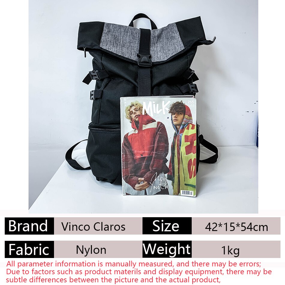 Large Capacity Men's Sports Backpack Mechanical Style Travel Big Bags Trend School Backpack for Teenagers Male Backpack